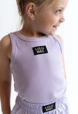 Lulu Mac Youth Solid Tank - Lavender | Youth - Teigan & Co