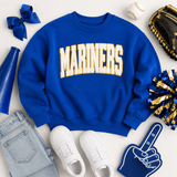Mariners Classic Royal Blue Patch Crew - Youth - Teigan & Co