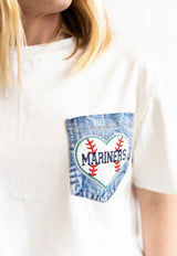 Mariners Heart Pocket Tee | Women's - Teigan & Co