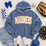 Mariners Vintage Varsity Hoodie - Teigan & Co