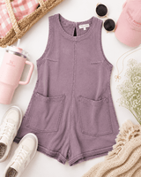 Mauve Everyday Romper - Simply Southern - Teigan & Co