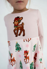 Merry Little Reindeer Active Dress | Toddler & Youth - Teigan & Co