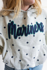 Midnight Dot Mariners Hoodie | Women's - Teigan & Co
