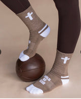 Pathos Socks: “Child of God" New Earth and White - Teigan & Co