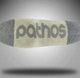 Pathos Socks: “God is Good" White Heather and Granite - Teigan & Co