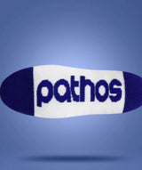 Pathos Socks:" John 3:16" White & Royal Blue - Teigan & Co