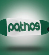 Pathos Socks: “The Lord is my Shepherd Psalm 23 : White & Green - Teigan & Co
