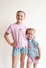 Pink Drink Patch Lounge Set | Youth - Teigan & Co