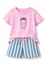Pink Drink Patch Lounge Set | Youth - Teigan & Co