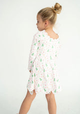 Pink Nutcracker Scallop Active Dress | Toddler & Youth - Teigan & Co