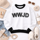 Polka Dot WWJD Mock Neck | Women's - Teigan & Co