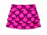 RuffleButts Neon Pink Bow Skort | Toddler & Youth - Teigan & Co