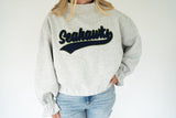 Seahawks Pride Crop Mock Neck Sweatshirt | Women's - Teigan & Co