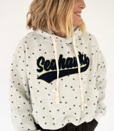 Seahawks Star Print Bubble Hem Hoodie - Teigan & Co