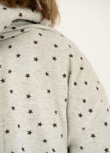 Seahawks Star Print Bubble Hem Hoodie - Teigan & Co