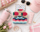 Simply Southern Crochet Claw Clip Set – Strawberry & Coastal Waves - Teigan & Co
