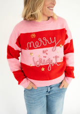 Simply Southern Holiday Striped Sweater | Women's - Teigan & Co