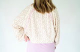 Simply Southern Lounge Crew Neck Pullover – Blush Floral | Women's - Teigan & Co