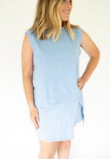 Simply Southern Washed Blue Athletic Set | Women's - Teigan & Co