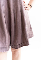 Simply Southern Washed Romper - Dark Gray | Women's - Teigan & Co
