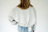 Spartans Pride Crop Mock Neck Sweatshirt | Women's - Teigan & Co