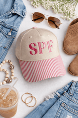 SPF Striped Hat - Teigan & Co