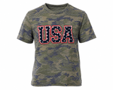 Star - Spangled Camo USA Youth Tee - Teigan & Co