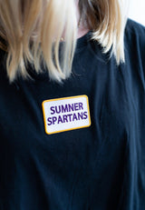 Sumner Spartans Patch Bubble Tee | Women's - Teigan & Co