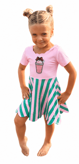 Sweet Sips Twirl Dress | Toddler & Youth - Teigan & Co