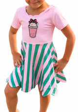 Sweet Sips Twirl Dress | Toddler & Youth - Teigan & Co
