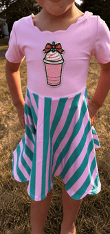 Sweet Sips Twirl Dress | Toddler & Youth - Teigan & Co