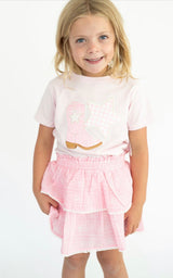 Sweet Wink Bandana Cowgirl Patch Western Short Sleeve T-Shirt | Toddler & Youth - Teigan & Co