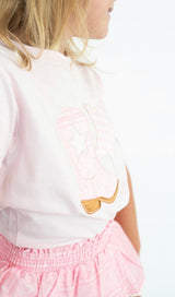 Sweet Wink Bandana Cowgirl Patch Western Short Sleeve T-Shirt | Toddler & Youth - Teigan & Co