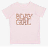 Sweet Wink BDay Girl Patch Short Sleeve T-shirt | Toddler & Youth - Teigan & Co