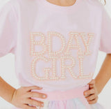 Sweet Wink BDay Girl Patch Short Sleeve T-shirt | Toddler & Youth - Teigan & Co