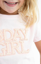 Sweet Wink BDay Girl Patch Short Sleeve T-shirt | Toddler & Youth - Teigan & Co