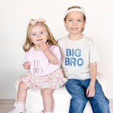 Sweet Wink Big Bro Embroidered Patch Short Sleeve T-Shirt | Toddler & Youth - Teigan & Co
