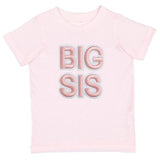 Sweet Wink Big Sis Embroidered Patch Short Sleeve T-Shirt | Toddler & Youth - Teigan & Co