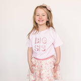 Sweet Wink Big Sis Embroidered Patch Short Sleeve T-Shirt | Toddler & Youth - Teigan & Co
