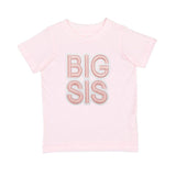 Sweet Wink Big Sis Embroidered Patch Short Sleeve T-Shirt | Toddler & Youth - Teigan & Co