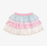 Sweet Wink Floral & Lace Tiered Tutu Skirt - Teigan & Co