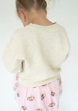 Sweet Wink Gameday Sequin Patch Sweatshirt | Toddler & Youth - Teigan & Co