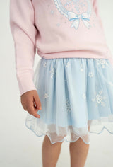 Sweet Wink Glitter Snowflake Scalloped Tutu Skirt | Toddler & Youth - Teigan & Co