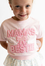 Sweet Wink Mama’s Bestie Pearl Patch Tee | Toddler & Youth - Teigan & Co