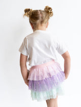 Sweet Wink Mermaid Pearl Scalloped Tutu Skirt | Toddler & Youth - Teigan & Co
