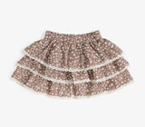 Sweet Wink Mocha Floral Skort | Toddler & Youth - Teigan & Co