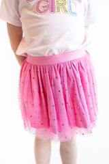 Sweet Wink Raspberry Rhinestone Tutu | Toddler & Youth - Teigan & Co