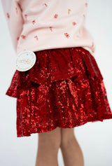 Sweet Wink Ruby Sequins Tutu Skirt | Toddler & Youth - Teigan & Co