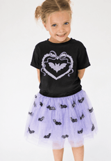 Sweet Wink Sequin Bat Halloween Tutu Skirt | Toddler & Youth - Teigan & Co