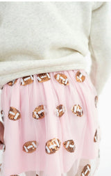 Sweet Wink Sequin Football Tutu Skirt | Toddler & Youth - Teigan & Co